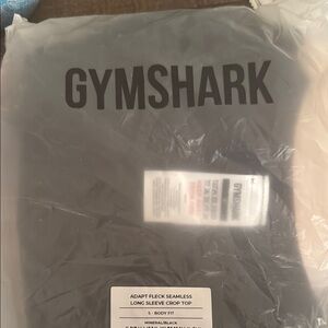 Gymshark Black Long Sleeve Crop Top